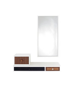 mobile da ingresso moderno / a muro / in legno