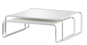tavolo impilabile / moderno / in metallo / in noce