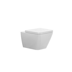 WC sospeso / in ceramica / con sciacquone ad incastro