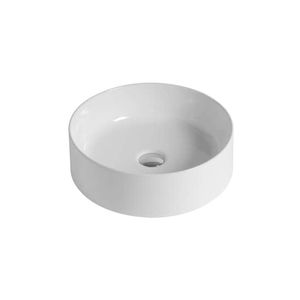 lavabo da appoggio / tondo / in ceramica / moderno