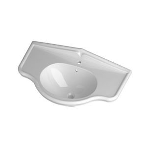 lavabo da incasso / ovale / in ceramica / moderno