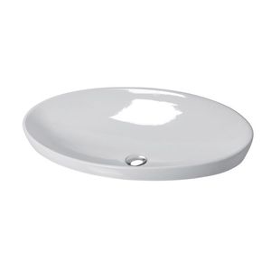 lavabo da incasso / ovale / in ceramica / moderno