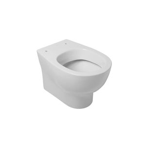 WC sospeso / in ceramica / con sciacquone ad incastro