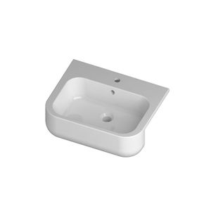 lavabo da incasso / rettangolare / in ceramica / moderno