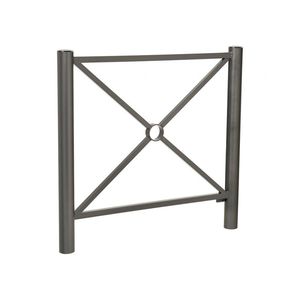 barriera di protezione / fissa / in acciaio inox / per spazio pubblico