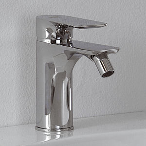miscelatore per bidet / in metallo cromato / da bagno / 1 foro