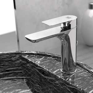 miscelatore per lavabo / in metallo cromato / da bagno / 1 foro