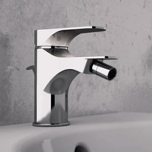 miscelatore per bidet / in ottone cromato / da bagno / 1 foro