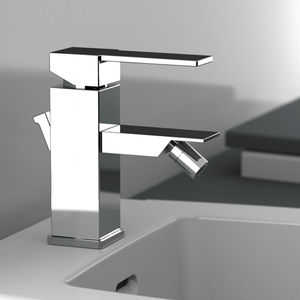 miscelatore per bidet / in ottone cromato / da bagno / 1 foro