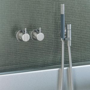 miscelatore per vasca / da incasso / in metallo / da bagno