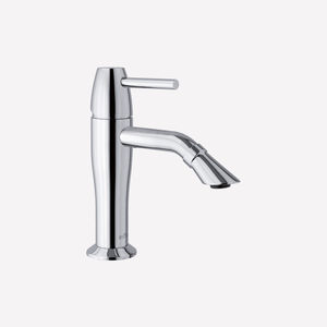 miscelatore per lavabo / in metallo cromato / da bagno / 1 foro