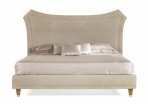 letto matrimoniale / classico / imbottito / con testiera imbottita