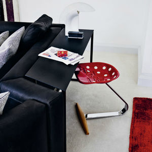 sgabello design originale / in faggio / in acciaio / in acciaio laccato