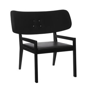 poltrona design scandinavo / in quercia / in legno massiccio
