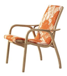 poltrona design scandinavo / in faggio / in quercia / in tessuto