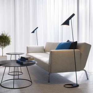 divano letto / moderno / in tessuto / 3 posti