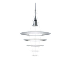 lampada a sospensione / moderna / in alluminio / in acciaio inossidabile