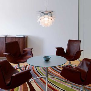 lampada a sospensione / moderna / in ottone / in vetro