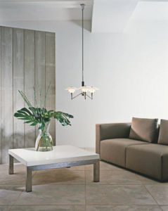lampadario moderno / in vetro / in ottone / in cromo