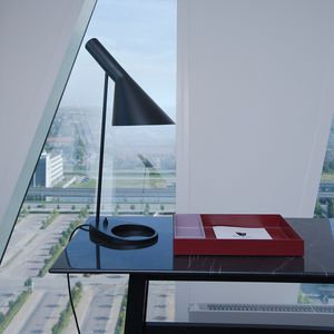 lampada da tavolo / moderna / in metallo / in acciaio