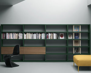 libreria moderna / in legno laccato