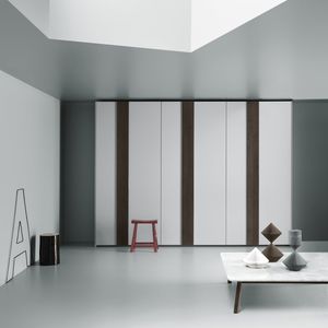 armadio moderno / in legno / con ante battenti