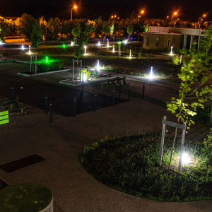 luce da incasso a pavimento / LED / tonda / da giardino