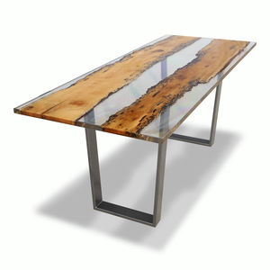 tavolo da lavoro moderno / in legno / in resina / rettangolare