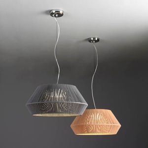 lampada a sospensione / moderna / in corda / fatta a mano
