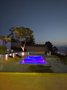 piscina interrata / in calcestruzzo / per hotel / da esterno