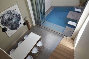 piscina interrata / in calcestruzzo / da interno