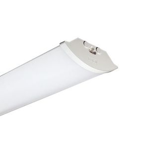 luce a sospensione / LED / lineare / in acciaio verniciato