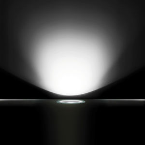 luce da incasso a pavimento / LED / tonda / da esterno