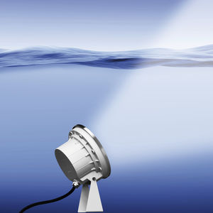 faretto da pavimento / per piscina / LED / tondo