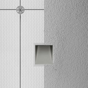 luce da incasso a muro / LED / quadrata / rettangolare