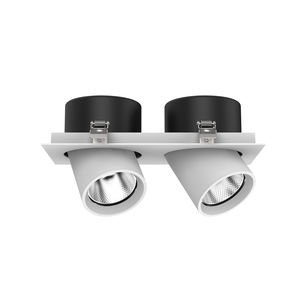 luce da incasso a soffitto / di orientamento / LED / tonda
