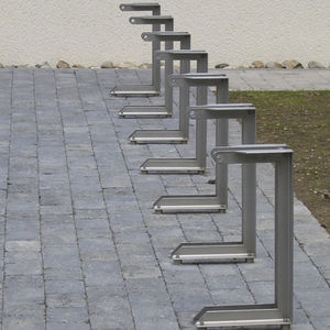 rastrelliera per biciclette in acciaio inossidabile / contract / con sistema di sicurezza