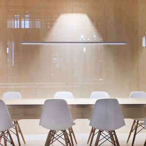 luce a sospensione / LED / lineare / in PMMA