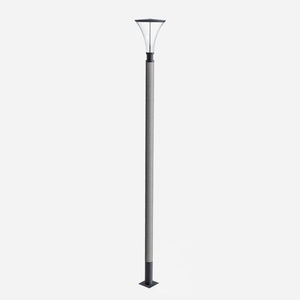 lampione urbano / moderno / in acciaio galvanizzato / in legno
