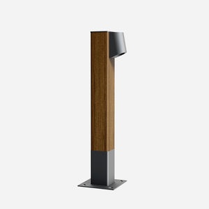 lampioncino moderno / in acciaio galvanizzato / in legno / LED
