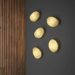 applique moderna / in porcellana / LED / bianca
