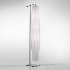 colonna luminosa moderna / in metallo / in tessuto / LED
