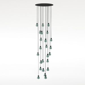 lampada a sospensione / moderna / in vetro borosilicato / LED