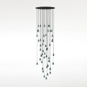 lampada a sospensione / moderna / in vetro borosilicato / LED