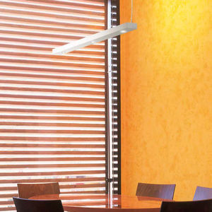luce a sospensione / LED / lineare / in alluminio