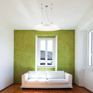 luce a sospensione / LED / tonda / in alluminio estruso