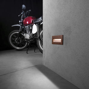 luce da incasso a muro / LED / rettangolare / da esterno