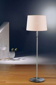 lampada da terra / classica / in tessuto / regolabile