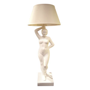 lampada da tavolo / vintage / in tessuto / da interno