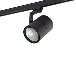 faretti a binario LED / tonda / in alluminio / in ghisa di alluminio